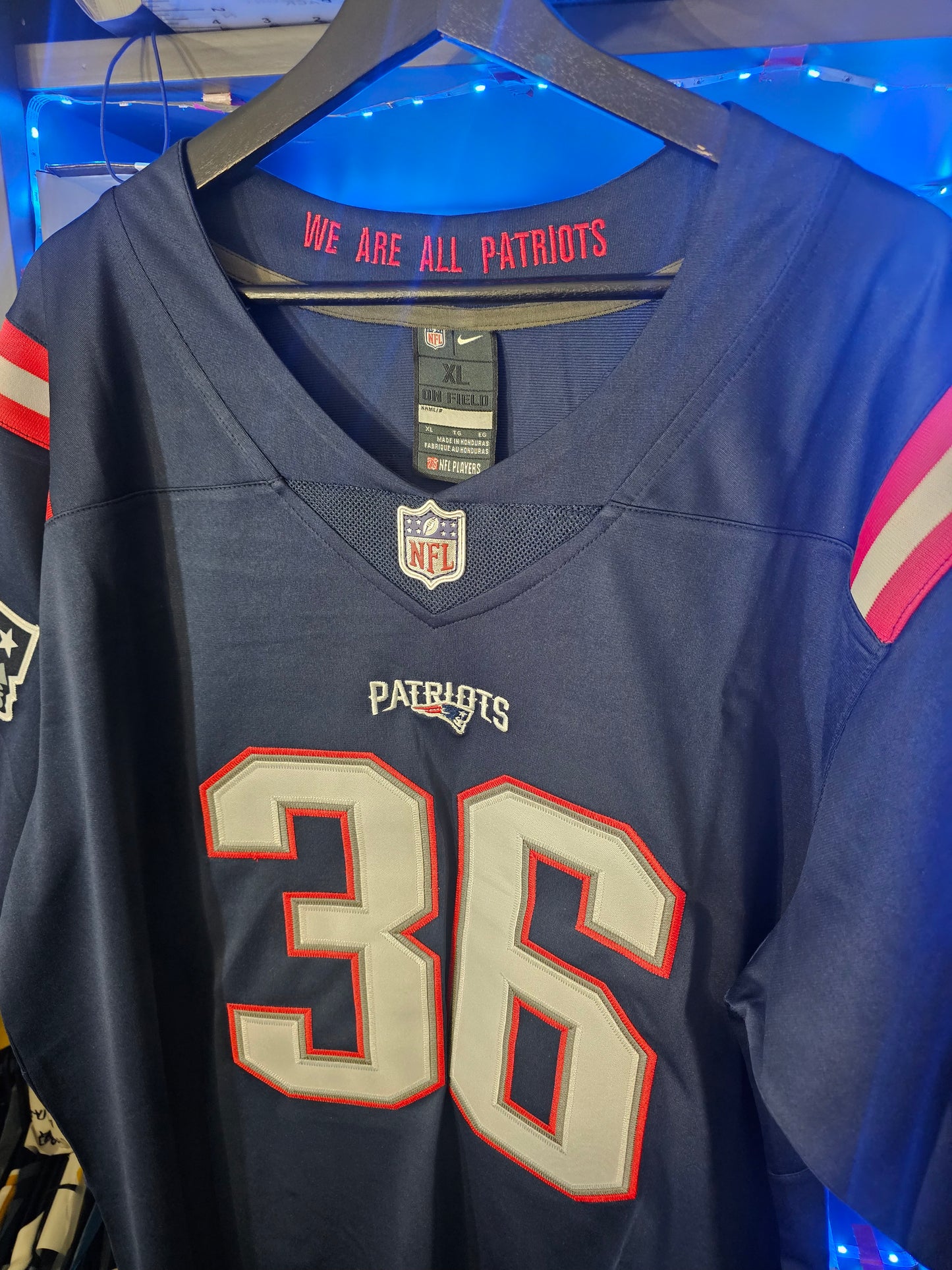 Patriots Borregales used azul us.2026