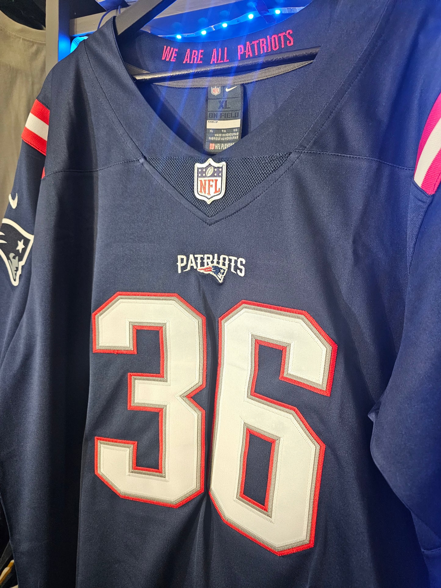 Patriots Borregales used azul us.2026