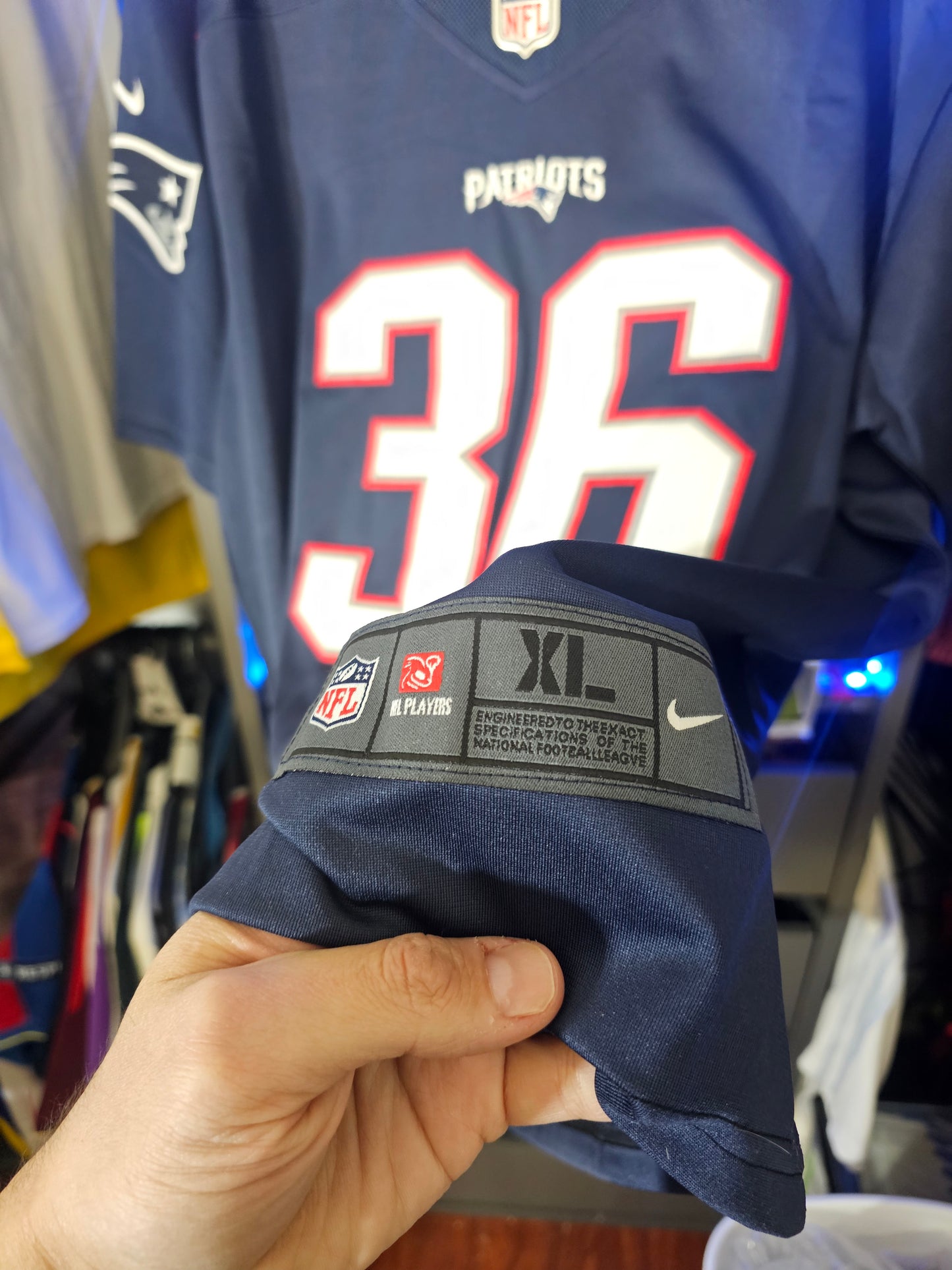 Patriots Borregales used azul us.2026