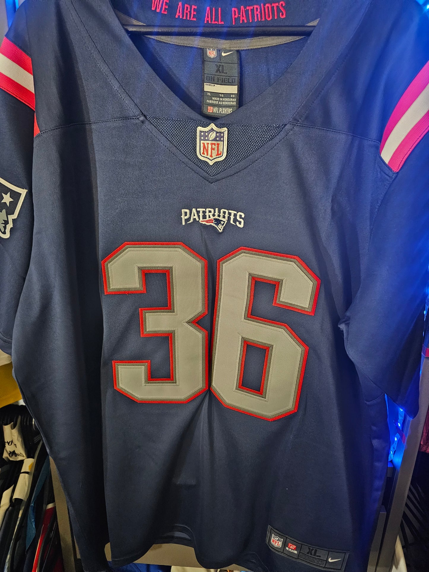 Patriots Borregales used azul us.2026